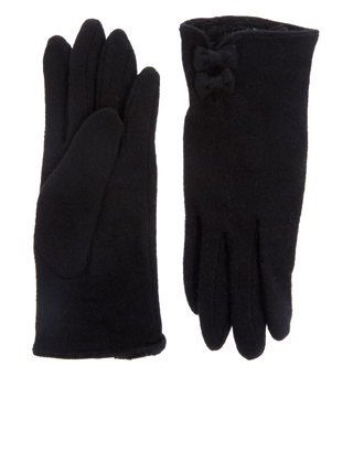 Uld smart Handske med sløjfer handsker