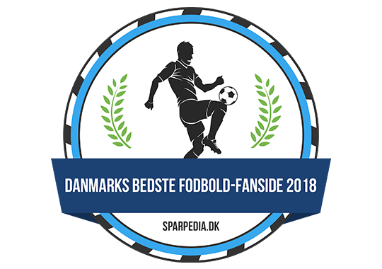 Banner für Danmarks bedste fodbold-fanside 2018