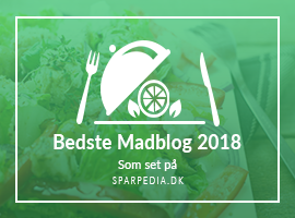Banner für Bedste Madblog 2018