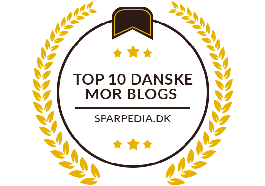 Banner für Top 10 Danske Mor Blogs