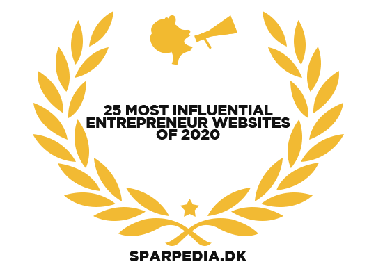 Banners for 25 Most Influential Entrepreneur Websites of 2020