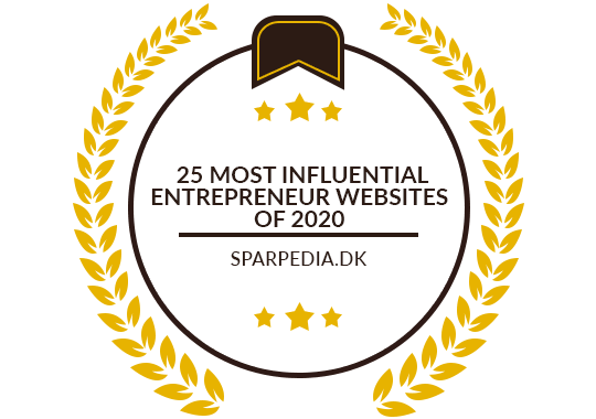 Banners for 25 Most Influential Entrepreneur Websites of 2020